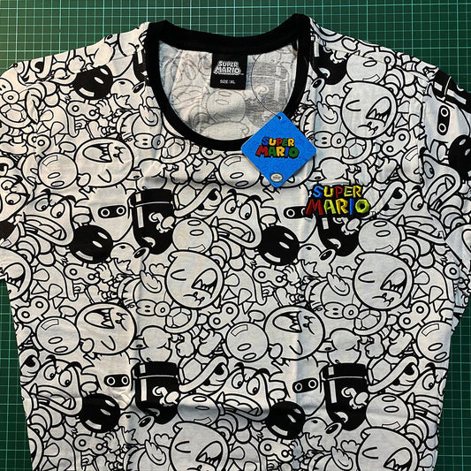 Super Mario AOP Villian Men's T-shirt | Nintendo Apparel | Official Licensed | New - RetroguySA