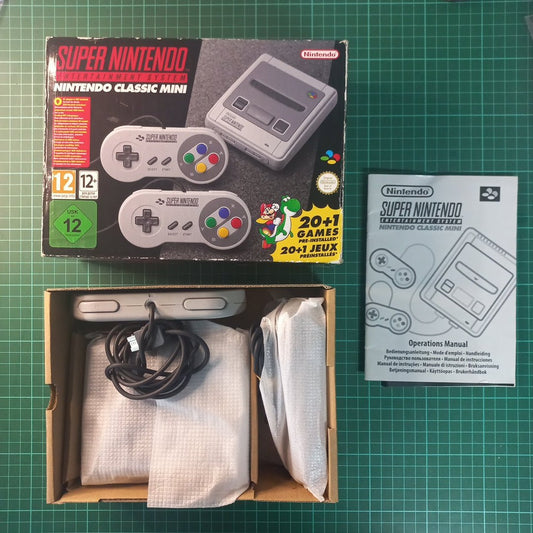 Super Nintendo Entertainment System Classic Mini | Silver/Grey | SNES Console | Used Console - RetroguySA