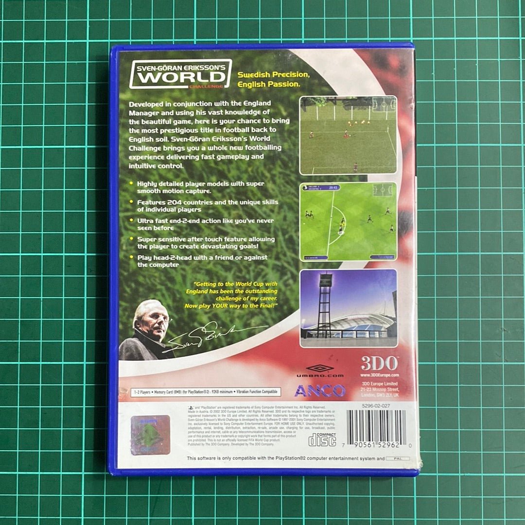 Sven - Göran Eriksson's World Challenge | PS2 | PlayStation 2 | Used Game - RetroguySA