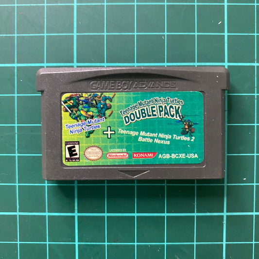 Teenage Mutant Ninja Turtles: Double Pack | Game Boy Advance | GameBoy | Bootleg | Used Game - RetroguySA