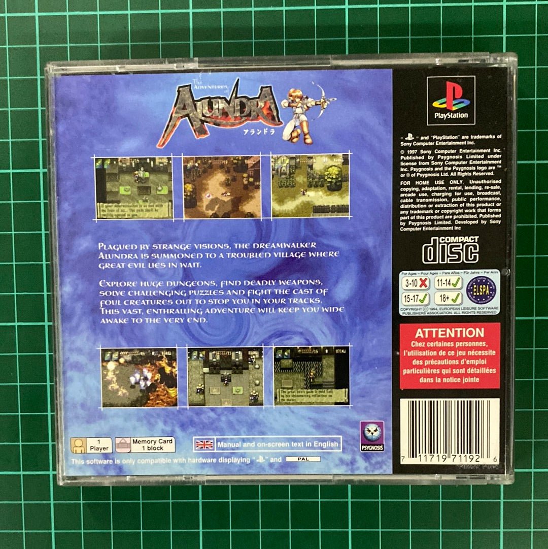 The Adventures of Alundra | Playstation 1 | PS1 | Used Game - RetroguySA