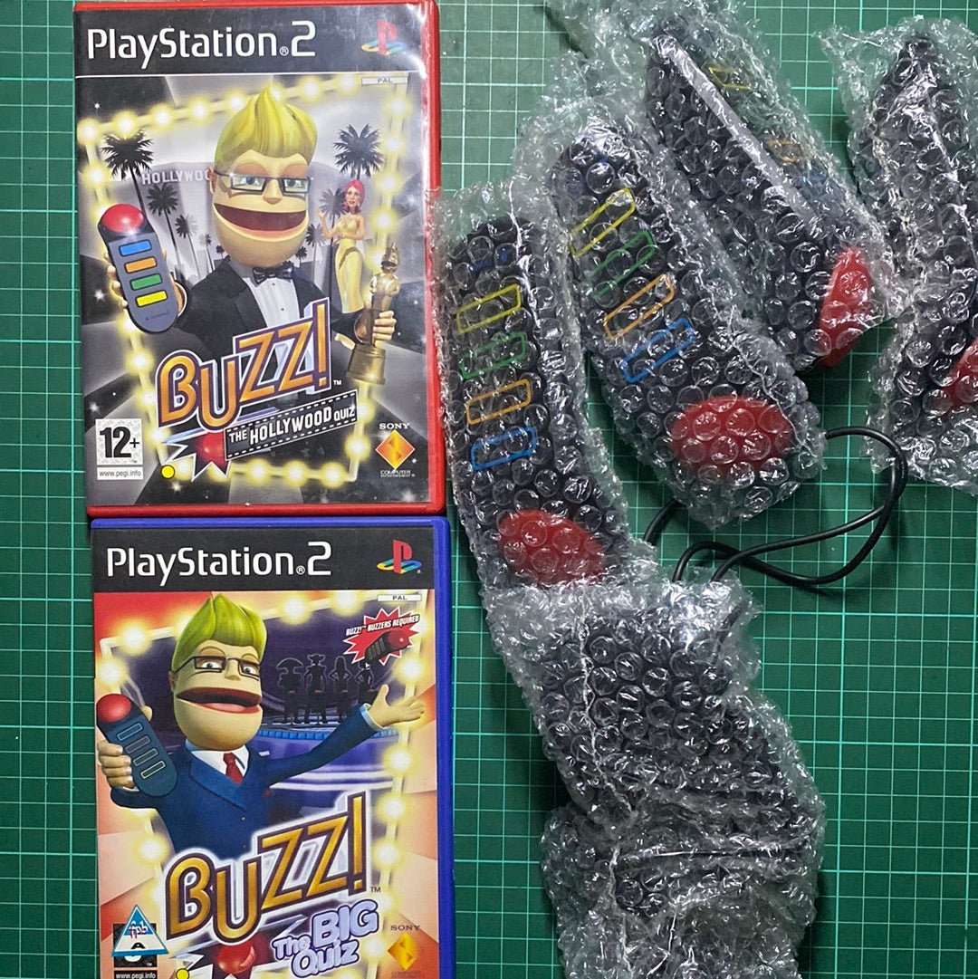 The Fun Box: Buzz | PS2 | Playstation 2 | Bundle | Accessories - RetroguySA