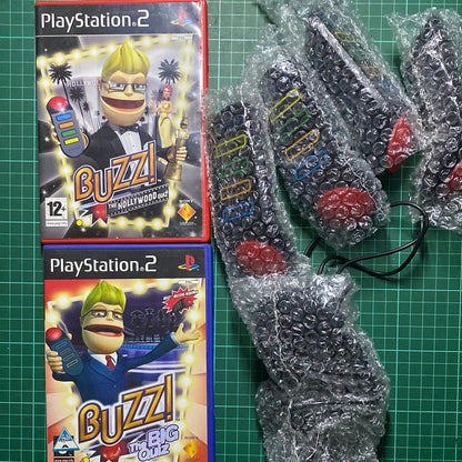 The Fun Box: Buzz | PS2 | Playstation 2 | Bundle | Accessories - RetroguySA