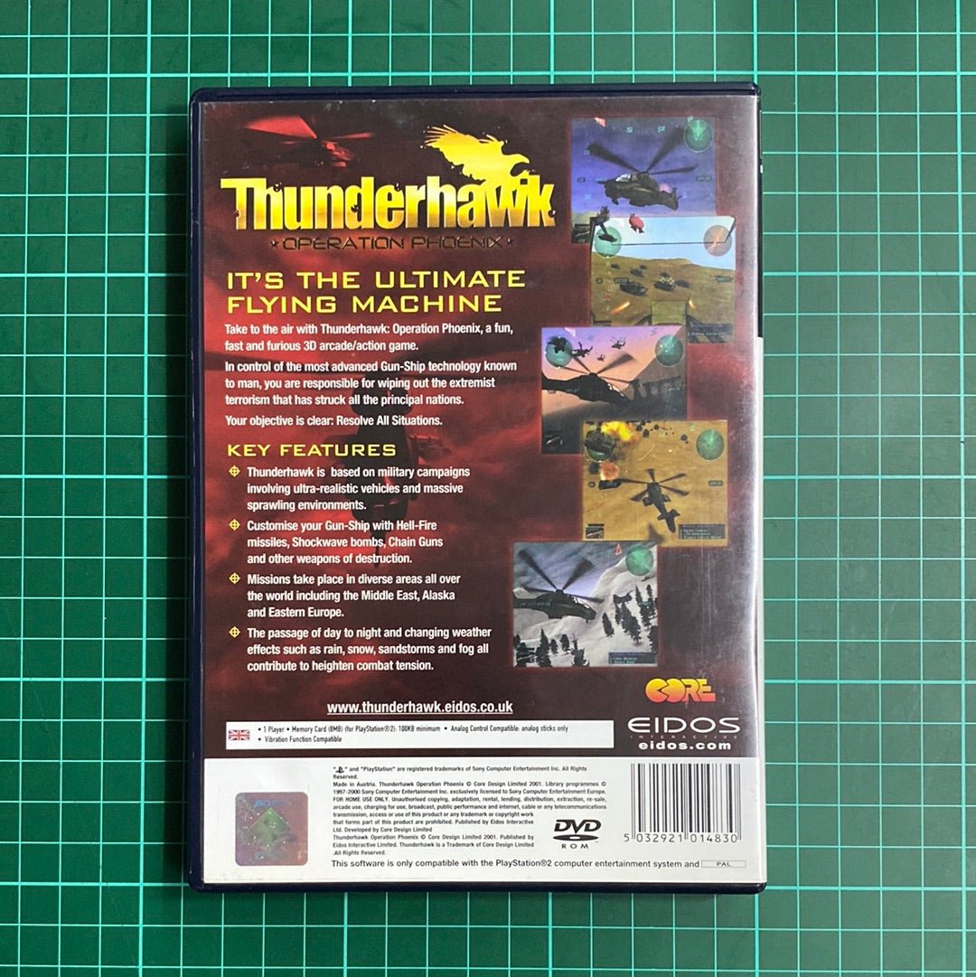 Thunderhawk: Operation Phoenix | PS2 | PlayStation 2 | Used Game - RetroguySA