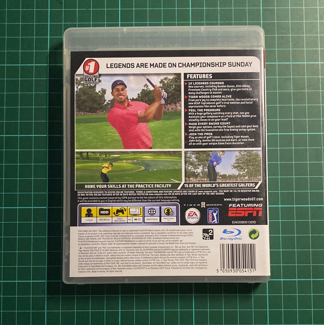 Tiger Woods PGA Tour '07 | PS3 | Playstation 3 | Used Game - RetroguySA