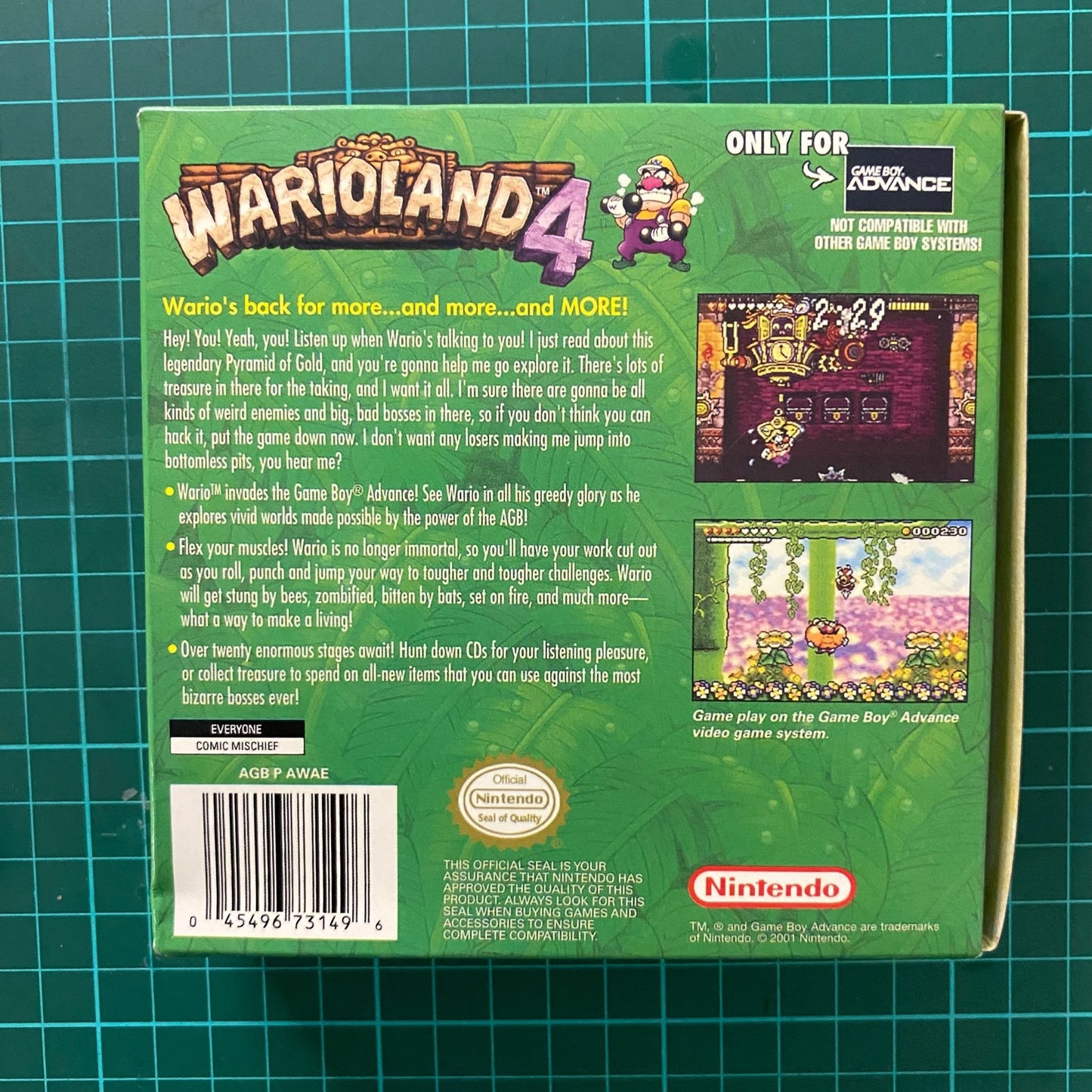 Warioland 4 | Nintendo Game Boy Advance | GameBoy | Used Game - RetroguySA