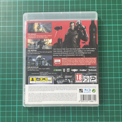 Wolfenstein: The New Order | PlayStation 3 | PS3 | Used Game - RetroguySA