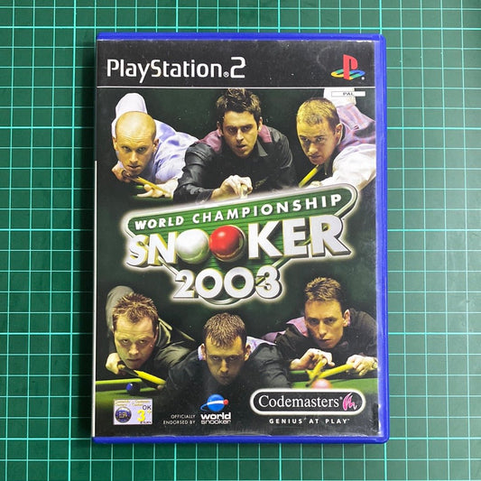 World Championship Snooker 2003 | PlayStation 2 | PS2 | Used Game | No Manual - RetroguySA