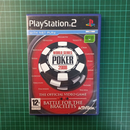 World Series of Poker 2008 | PS2 | PlayStation 2 | Used Game - RetroguySA
